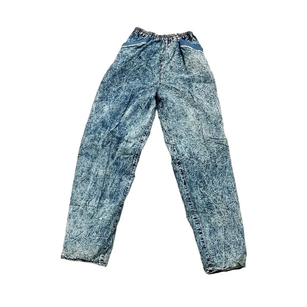LA BlowOut StreetWear High Rise Reversible Acid Wash Pants S Y2K - Picture 12 of 13